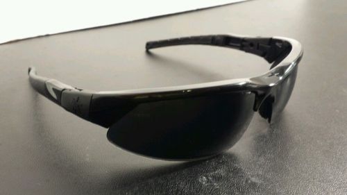 Crews VL Safety Glasses Black Frame and 5.0 IR Lens Item # VL1150G