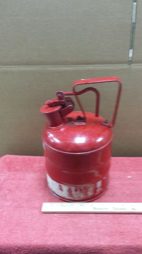 Justrite Safety Can for liquids 1 gallon capacity  OSHA  &#034;NICE &#034;        0407