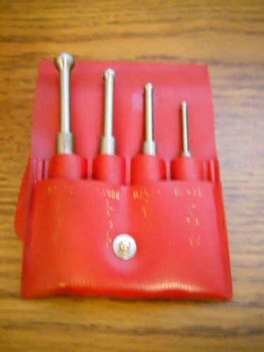 Lufkin four piece, # 78, .125~.500&#034; diameter small hole gage set for sale
