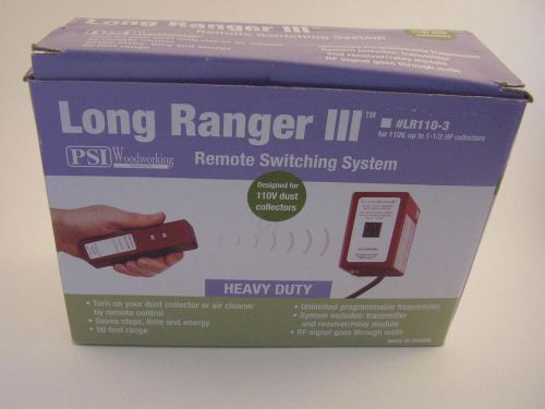 Long ranger 3 remote dust collector switch 110v lr110-3  new -  (m09) for sale