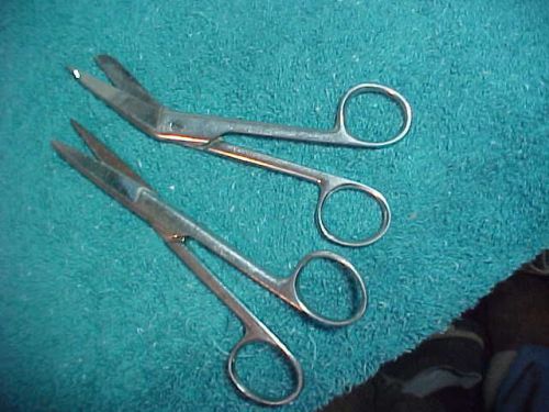 Cheiftain SS Bandage Scissors Angled Probe Point Sico Two Pair