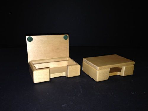 Box of 28 pieces of the rosewood &amp; maplewood made business card holder