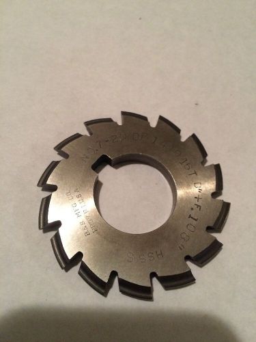 USED INVOLUTE GEAR CUTTER #7 20P 14-16T 1&#034;bore hs Brown And Sharpe