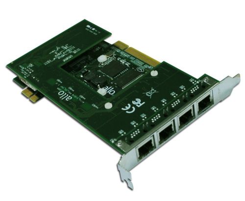 4 ports e1 / t1 / pri card pci/pcie interchangeable with octasic lec for sale