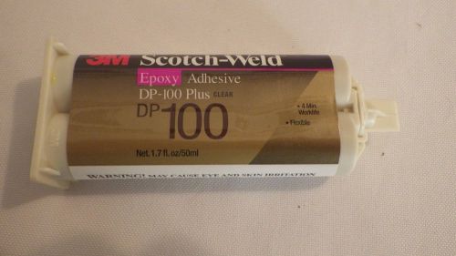 3M Scotch Weld Epoxy Adhesive DP-100 Plus Clear 1.7floz~Free Shipping
