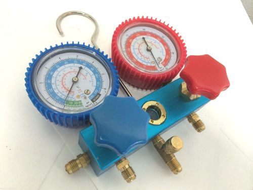 R134a R12 R22 R502 AC Air Conditioner Freon Diagnostic Manifold  Charge Gauge