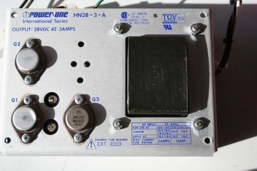 POWER ONE HN28-3-A POWER SUPPLY 28VDC  3AMP Output