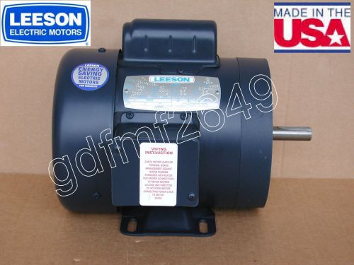 Leeson 114143 COMMERCIAL USA Made Capacitor Start Motor 1/4 HP 1725 RPM 115/230V
