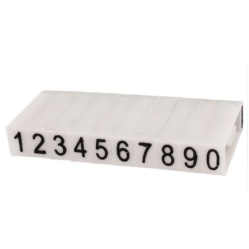 Teachers Rubber Head 10 Digits Combination Detachable Numbering Stamp Block