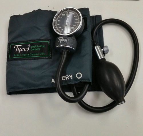 Vtg Tycos Blood Pressure Cuff Military Army Welch Allen Sphygmomanometer