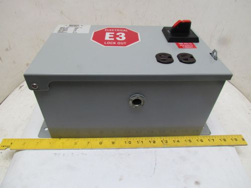 LTFS-05 DKN-200A Transformer Disconnect Switch Enclosure 1000VA 480-120V 1Ph
