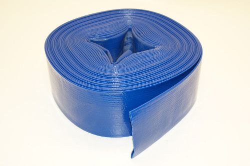 Industrial water pump pvc lay flat discharge hose - 2&#034; x 25 feet for sale