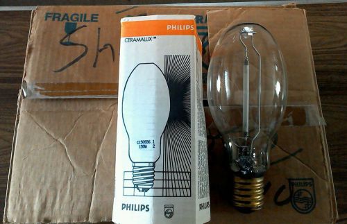 Complete Case (12) Philips Ceramalux Lamps C150S56 150w. 100V  USA MADE!  NOS!