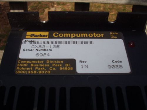 N/R Used Parker Compumotor stepper drive CX83-135