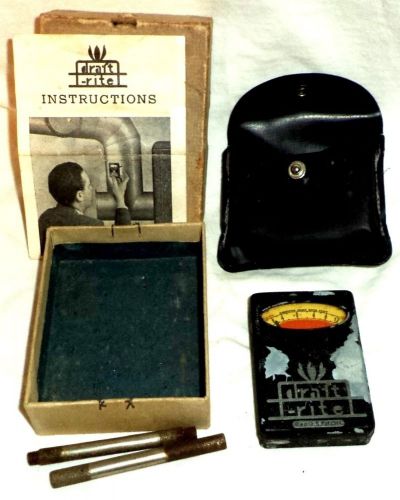 Bacharach Draft Rite Meter Test Kit Fireplace Chimney Pouch