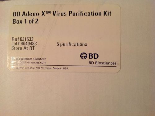 BD 631533, Adeno-X Virus Purification Kit Box 1 of 2