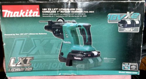 Makita hrh01zx2 18v x2 lxt lithium-ion  cordless 1” rotory hammer (tool only) for sale