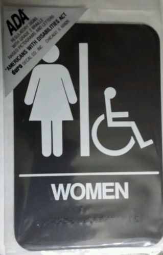 Women ADA Restroom Sign