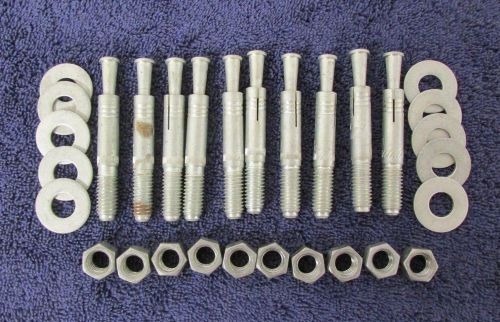 Cement strike anchor bolt -10- star 38s powers 3/8 x 2-7/8 galvanized a1-23 for sale