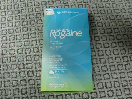 4 MONTH SUPPLY NEW Women&#039;s Rogaine Hair Regrowth Treatment TROPICAL EXP 5/2016