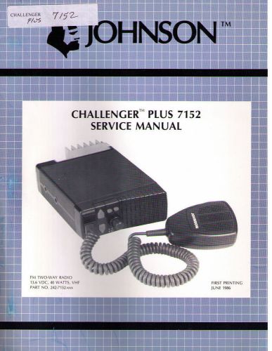 Johnson Service Manual CHALLENGER PLUS 7152