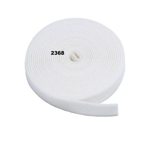 Fastening tape 0.75inch one wrap hook &amp; loop fastening tape 5 yard/roll - white for sale