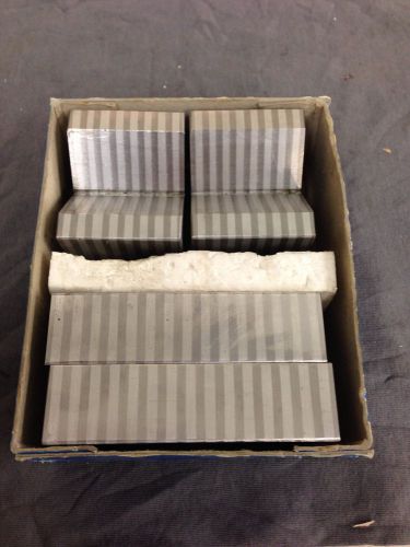 One pair laminated magnetic parallels &amp; one pair of small precision v blocks for sale