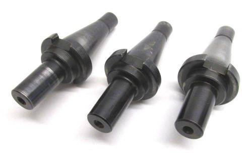 3 erickson quick-change jacobs taper #3 drill chuck arbors w/ nmtb30 shanks for sale