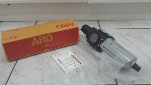 New aro p39344-614 filter regulator w/autodrain/metalbowl/gauge; free shipping! for sale