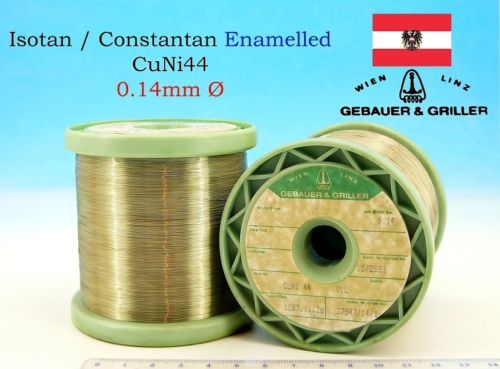 1x 598g SPOOL E ISOTAN Constantan 35AWG 0.14mm 31.8 ?/m 9.6 ?/ft Resistance WIRE