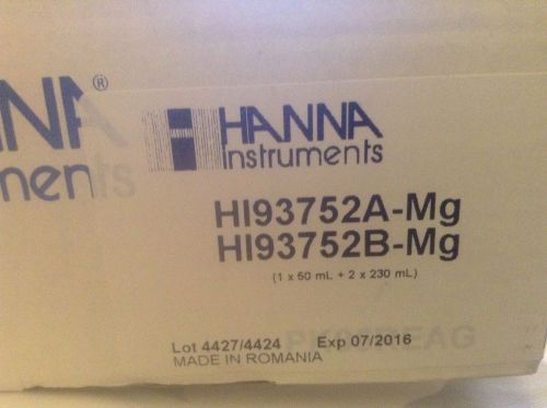 NEW Hanna Instruments HI93752A-Mg HI93752B-Mg