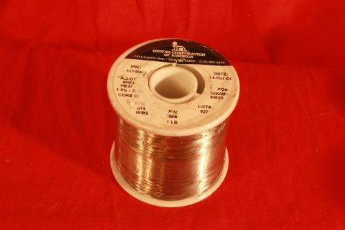 Solder wire: single spool sn63 pb37 .015 dia rosin core 1 lb/spool for sale