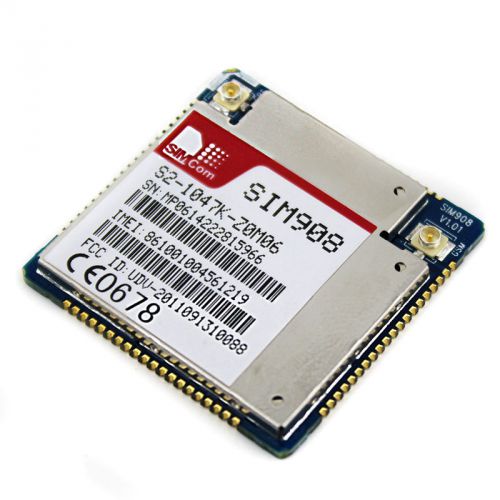 New-tech SIM908 Chip Supply SIMCOM Quad band GPS GSM GPRS Module for Arduino
