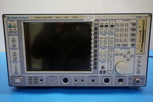 Rohde &amp; Schwartz FSIQ7 20Hz-7GHz Signal Analyzer