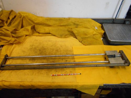 Ball bearing machine slide with linear scale and micrometer stop for sale