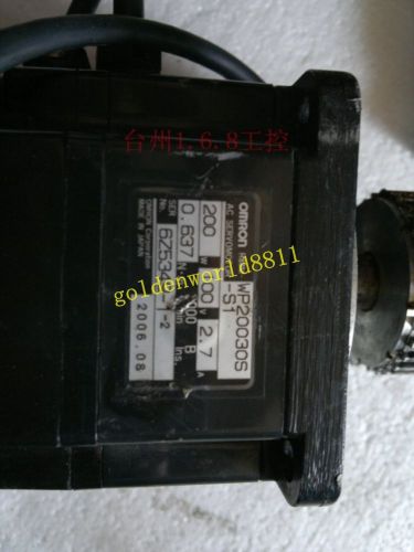 OMRON servo motor R88M-WP20030S-S1 good in condition for industry use