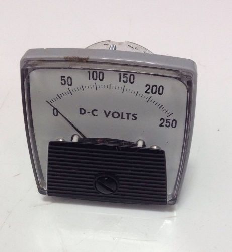 GE 0-250DC VOLTS METER 250220RSRS 105191