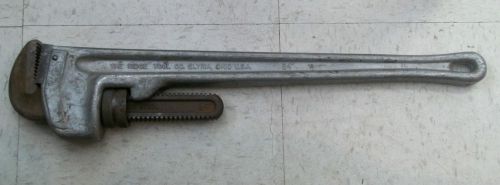 RIDGID 824 aluminum pipe wrench;