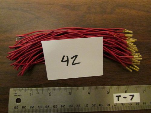 Bag of 42 Red 6-Inch Female Connector Jumpers NOS