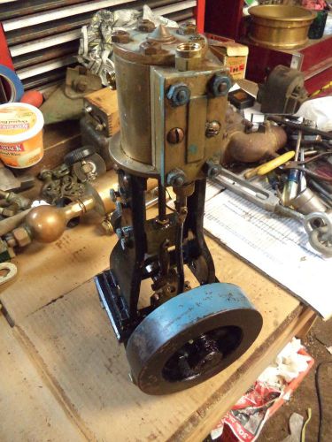 Nice Early Vertical steam engine model boiler hit miss tractor Large scale nice