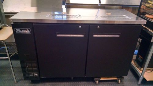 New migali commercial 60&#034; direct draw bar kegerator refrigerator. model c-dd60-2 for sale
