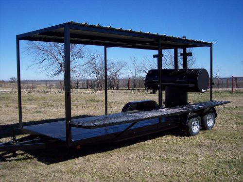 New bbq pit smoker charcoal grill concession trailer for sale
