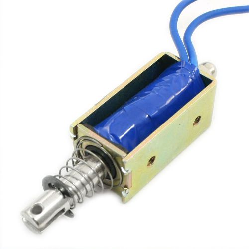 Dc 12v 1a 10mm stroke push pull type open frame solenoid for sale