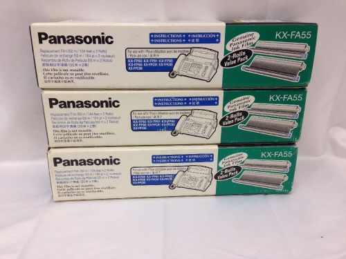 Panasonic Replacement Film kx-fa55a 6 roll value pak Fax Printer