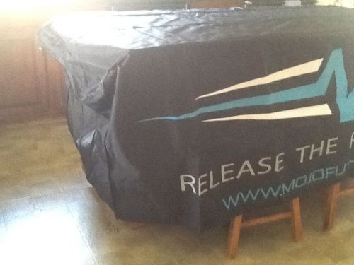 Mojo Future Tech Table Cloth for Trade Shows and Events