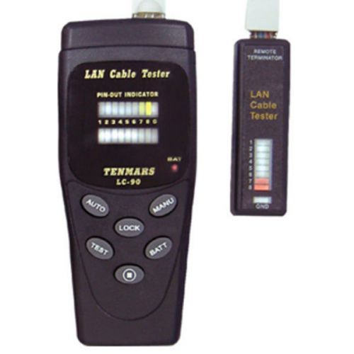 Lc-90 lan cable tester or network cable meter with automatic scan manually lc90 for sale