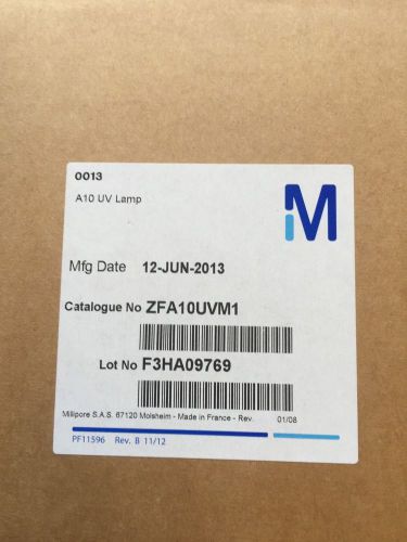 MILLIPORE UV LAMP REPLACEMENT KIT FOR A10 : ZFA10UVM1 ***NEW***