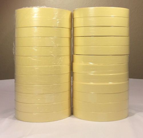 General Purpose High Shear Masking Tape, 3/4&#034;, 48 Rolls (1 Case) Made in Italy