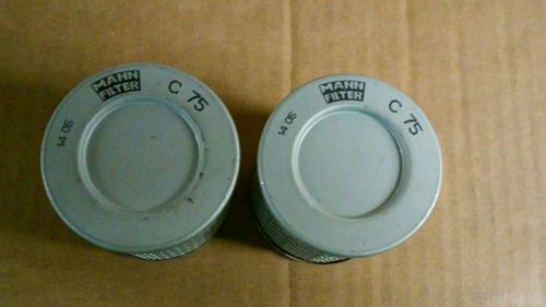 MANN FILTERS C 75 LOT OF 2