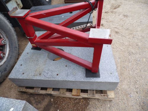 Granite Slab Surface Plate with stand – 1688 lbs. 48 x 36 x 8 (LxWxH)